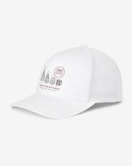 White Travis Mathew Gifting Snapback Hat