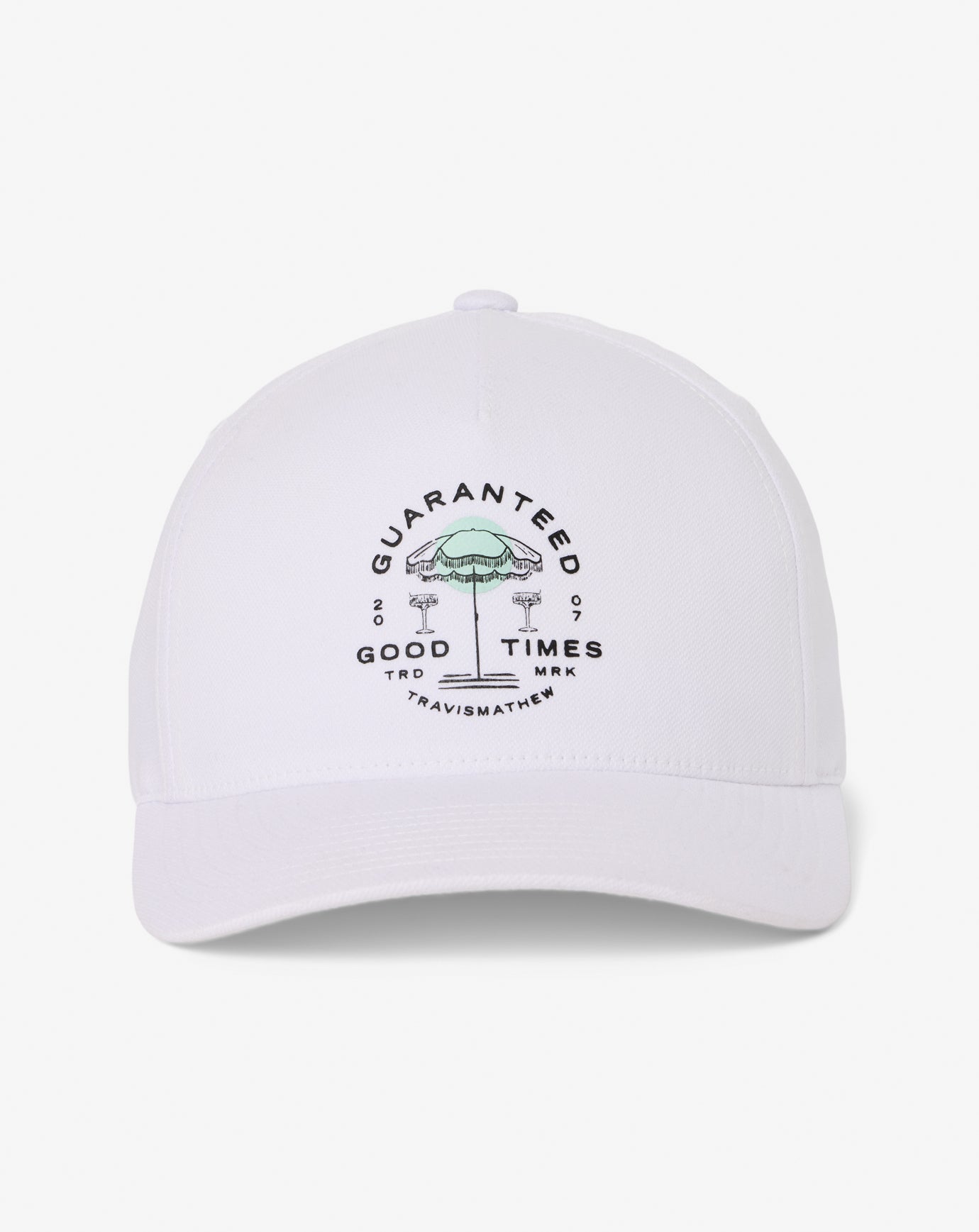 White Travis Mathew Summer Sail Snapback Hat