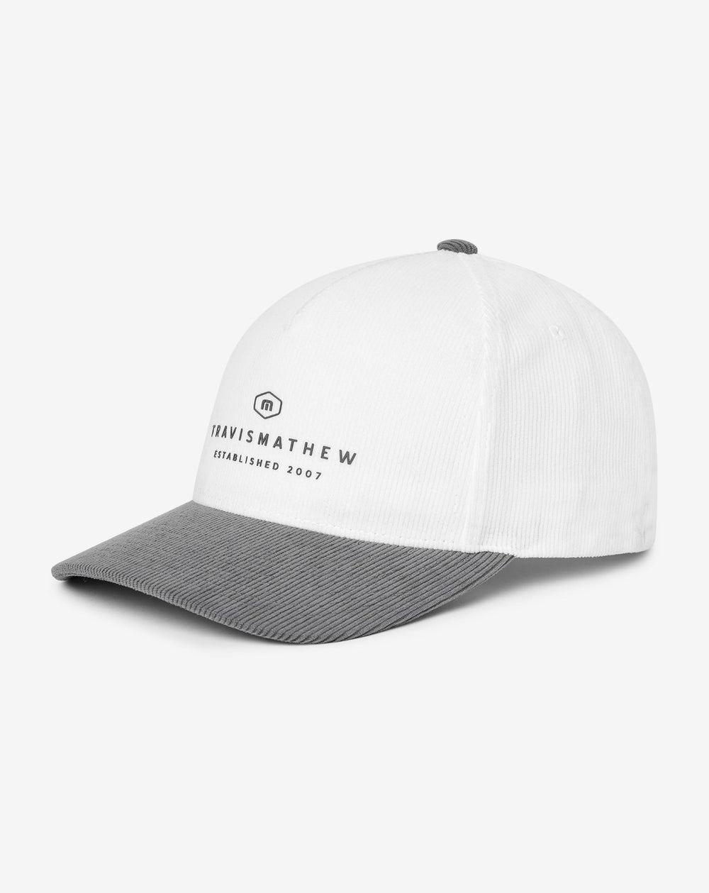 White Travis Mathew Bike Tour Snapback Hat
