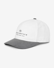 White Travis Mathew Bike Tour Snapback Hat