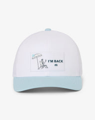 White Travis Mathew Full Send Feb Snapback Hat