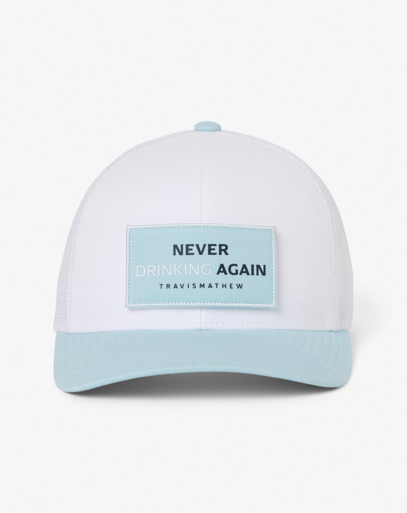 White Travis Mathew Full Send Feb Snapback Hat