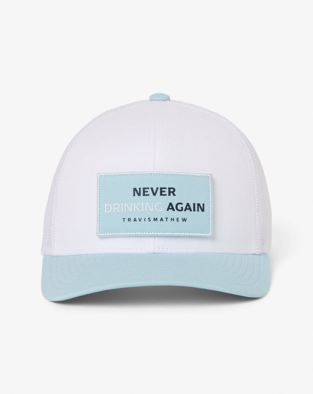White Travis Mathew Full Send Feb Snapback Hat
