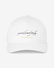 White Travis Mathew On Target Snapback Hat