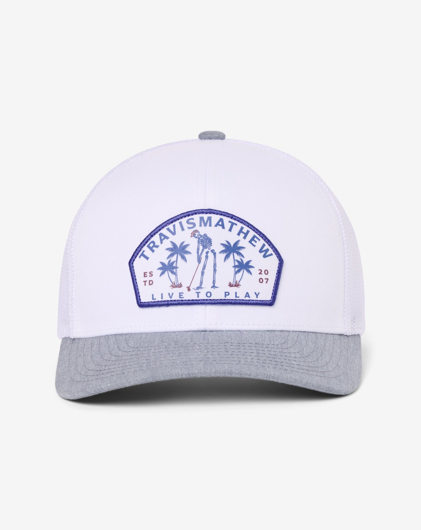 White Travis Mathew Dark Ages Snapback Hat