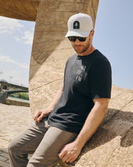 Azzurro Travis Mathew Frequent Lodger Snapback Hat