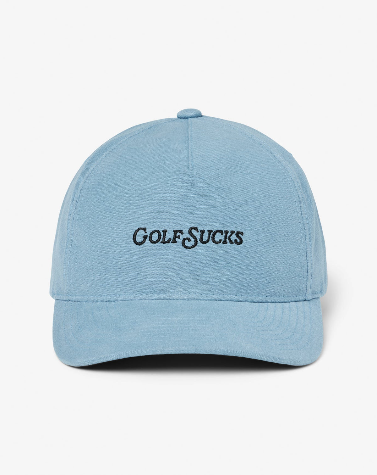 Copen Blue Travis Mathew Golf Sucks Snapback Hat
