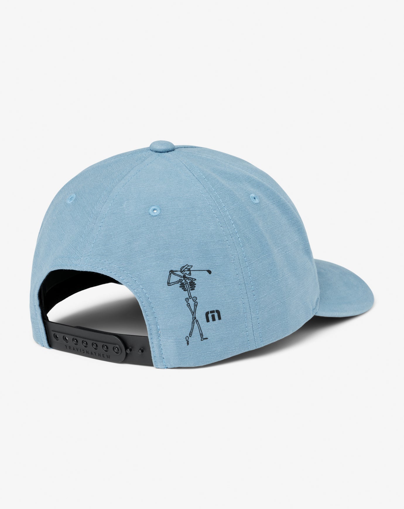 Copen Blue Travis Mathew Golf Sucks Snapback Hat
