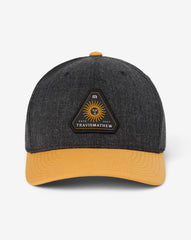 Heather Black Travis Mathew Bumpy Flight Snapback Hat