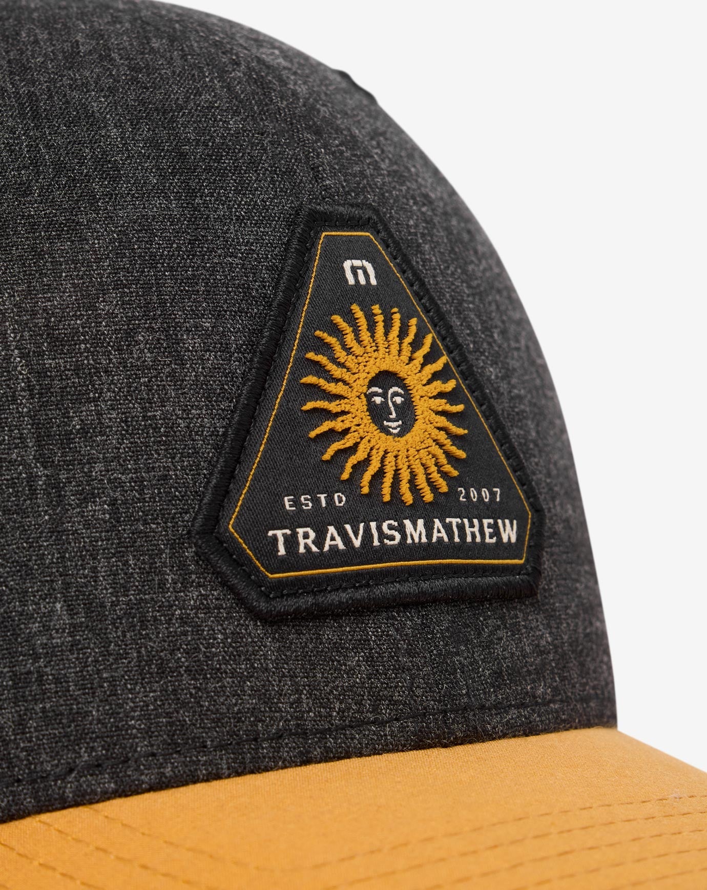 Heather Black Travis Mathew Bumpy Flight Snapback Hat