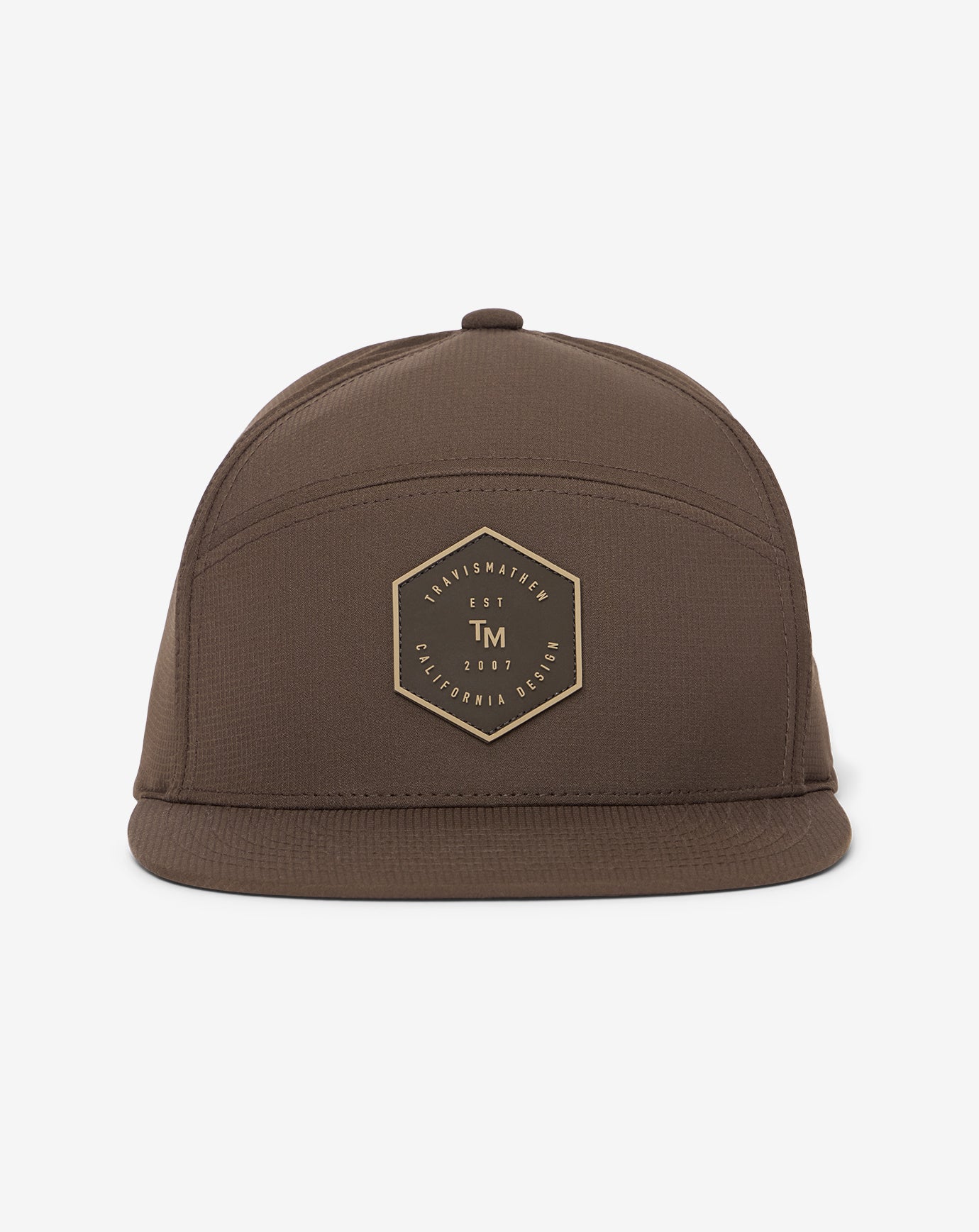 Chocolate Brown Travis Mathew Forward Swing Snapback Hat