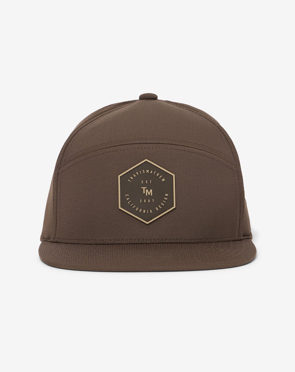 Chocolate Brown Travis Mathew Forward Swing Snapback Hat