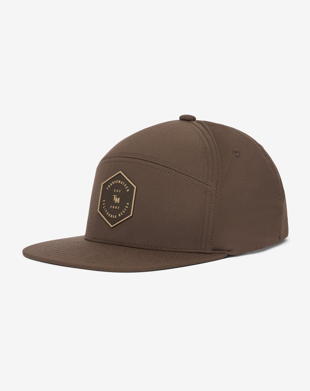 Chocolate Brown Travis Mathew Forward Swing Snapback Hat