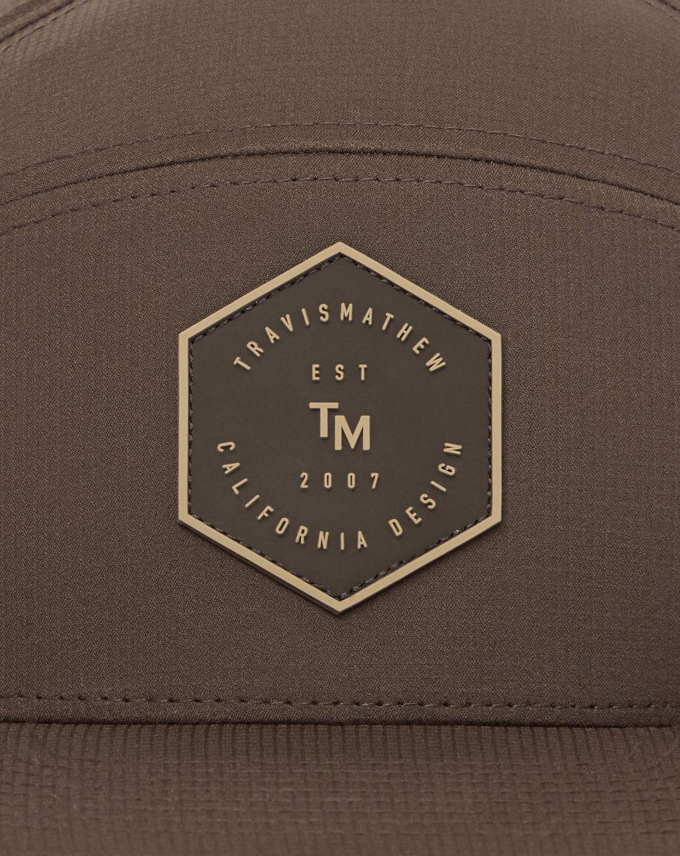 Chocolate Brown Travis Mathew Forward Swing Snapback Hat