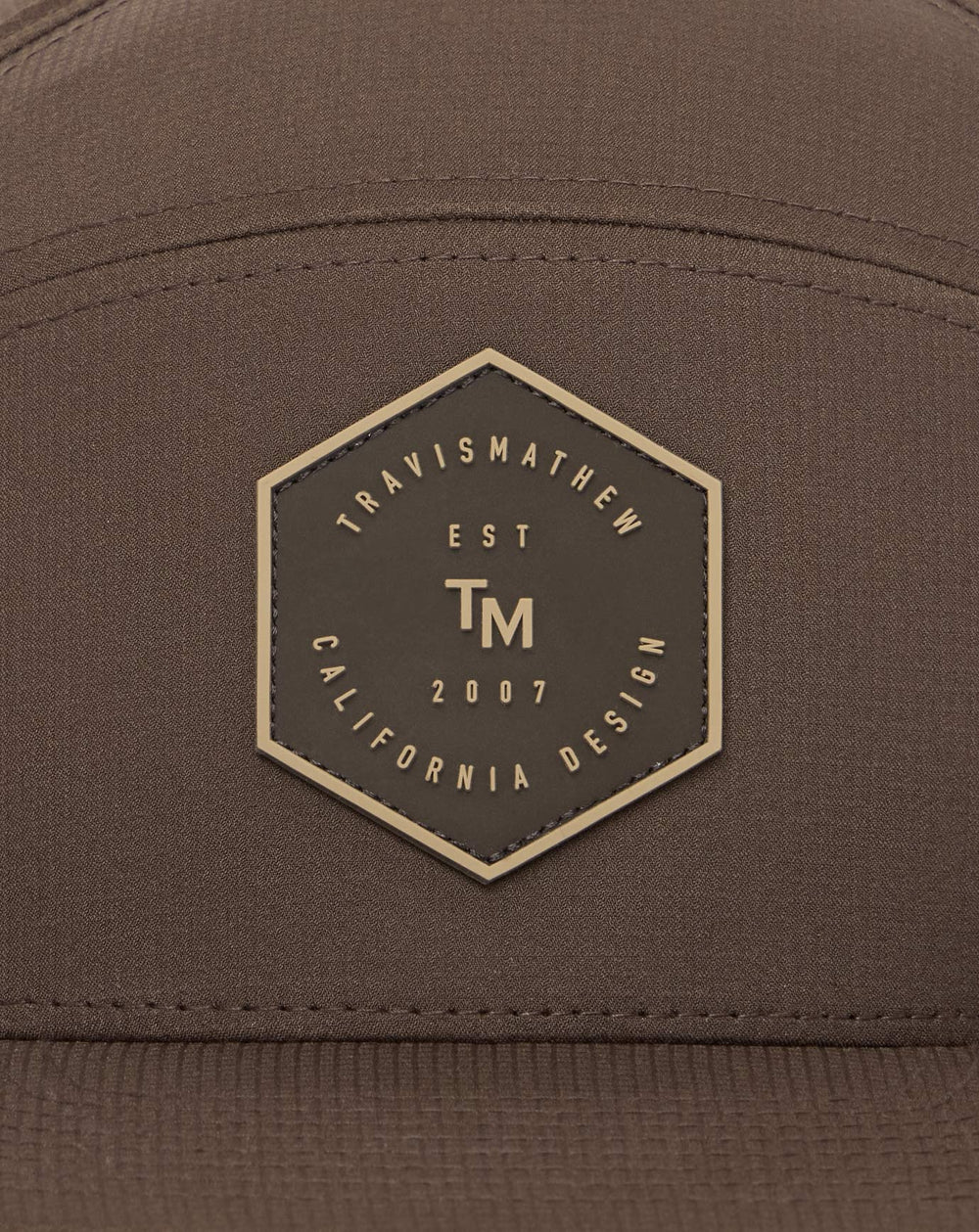 Chocolate Brown Travis Mathew Forward Swing Snapback Hat