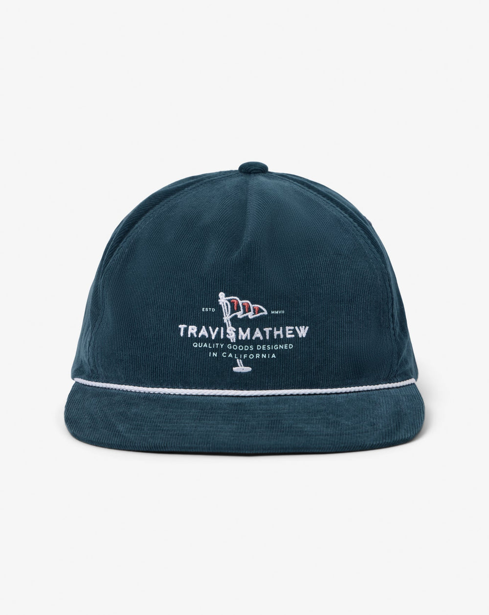 Mood Indigo/Vintage Indigo Travis Mathew One For The Money Snapback Hat