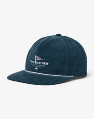 Mood Indigo/Vintage Indigo Travis Mathew One For The Money Snapback Hat