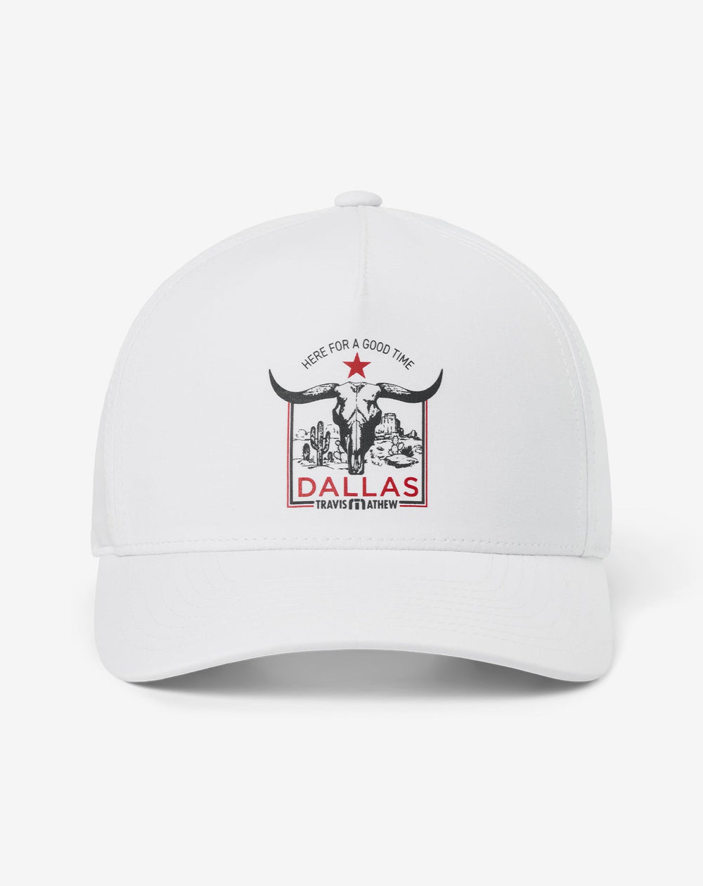 White Travis Mathew Down South Dallas Snapback Hat