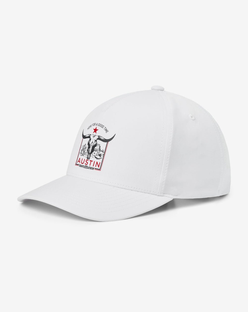 White Travis Mathew Down South Austin Snapback Hat