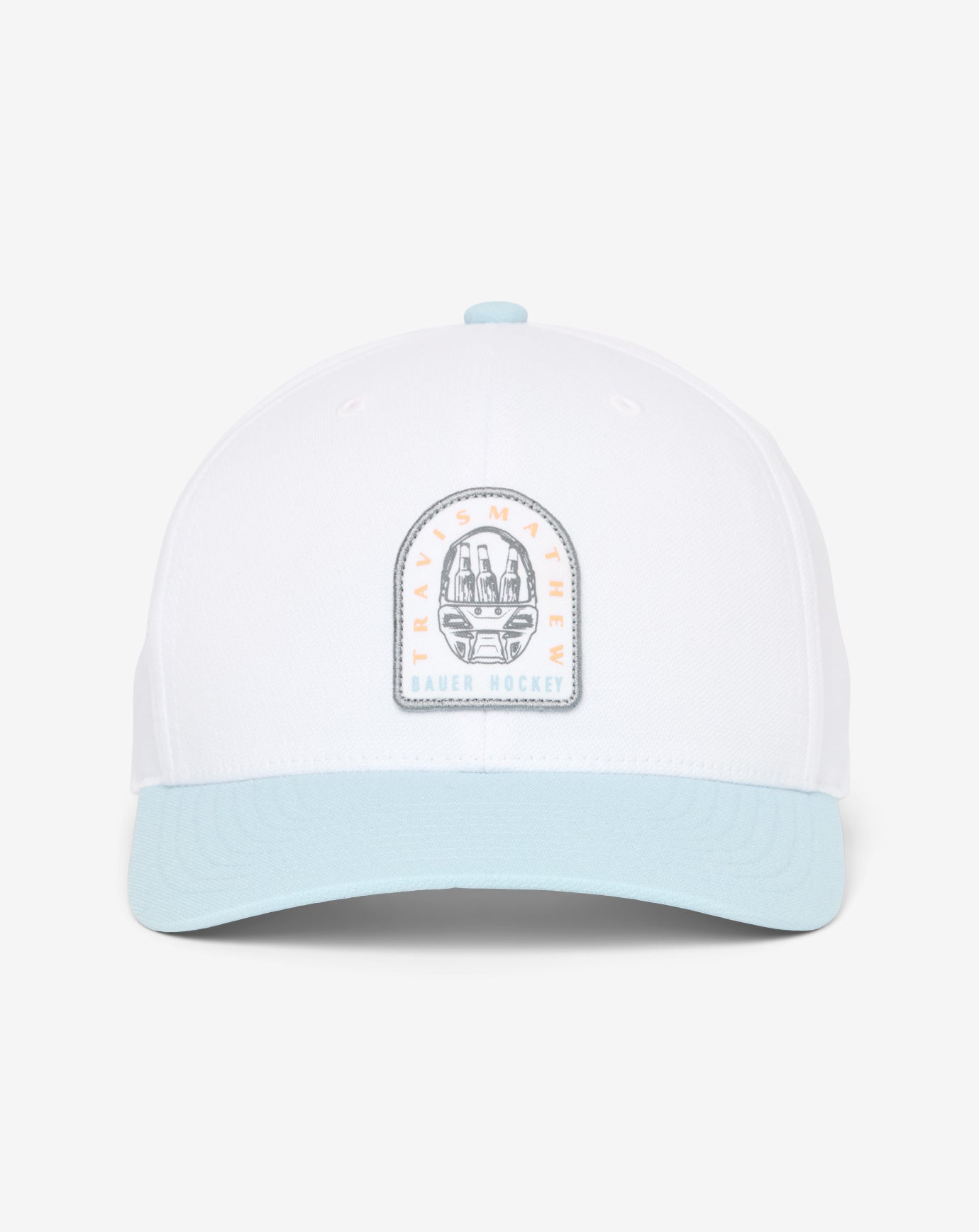 White Travis Mathew Glove Save Snapback Hat