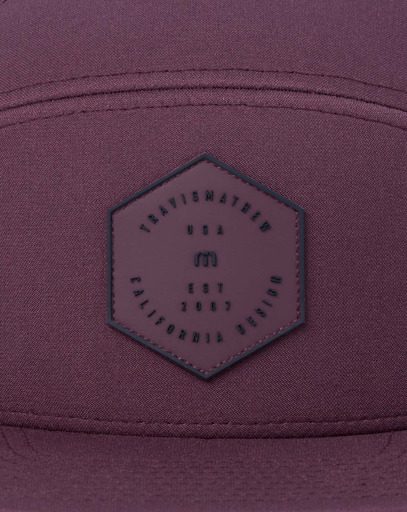 Mauve Wine Travis Mathew Triple Threat Snapback Hat