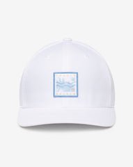 White Travis Mathew In The Line Up Fitted Hat