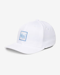 White Travis Mathew In The Line Up Fitted Hat