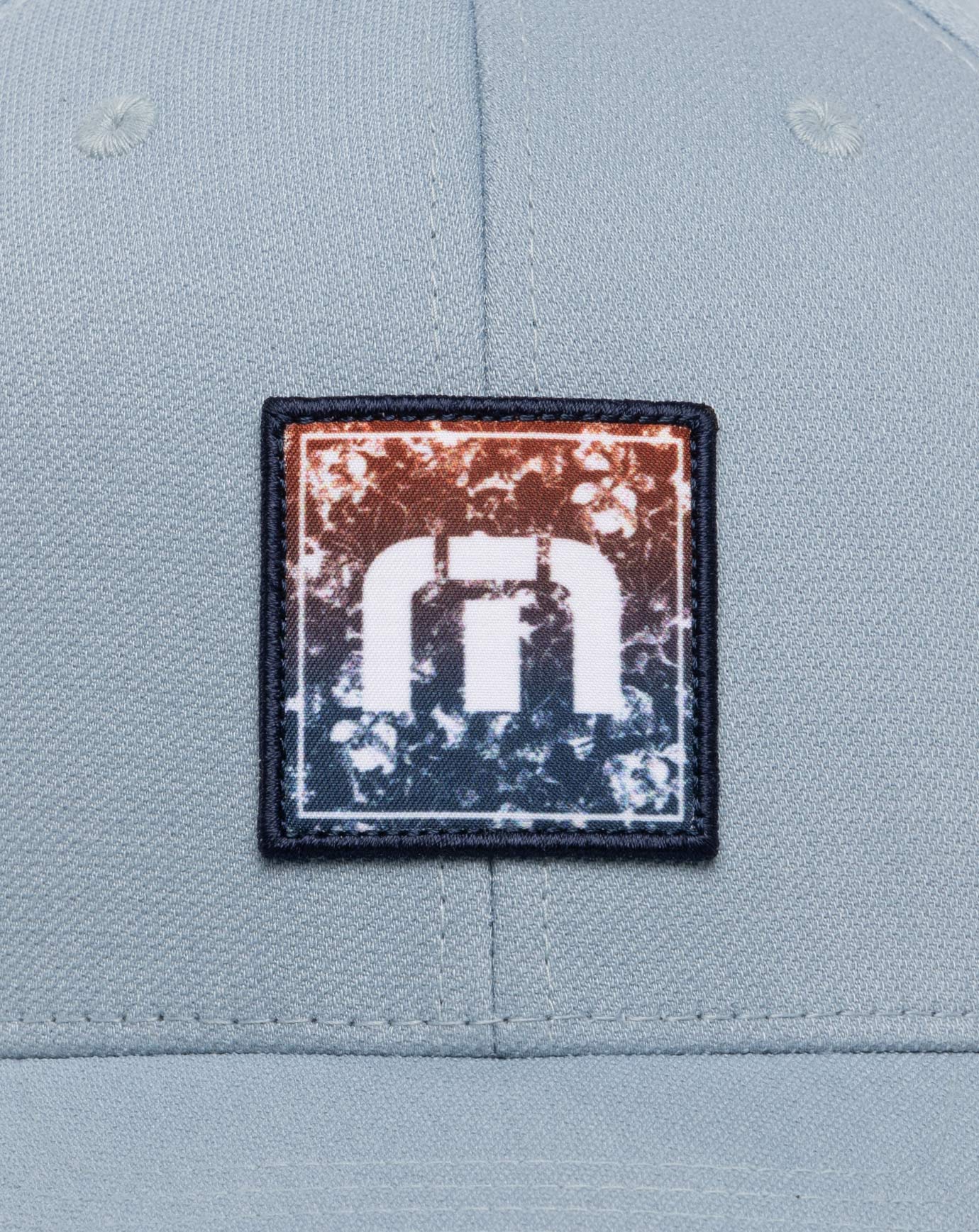 Heather Ash Blue Travis Mathew Table For Two Fitted Hat