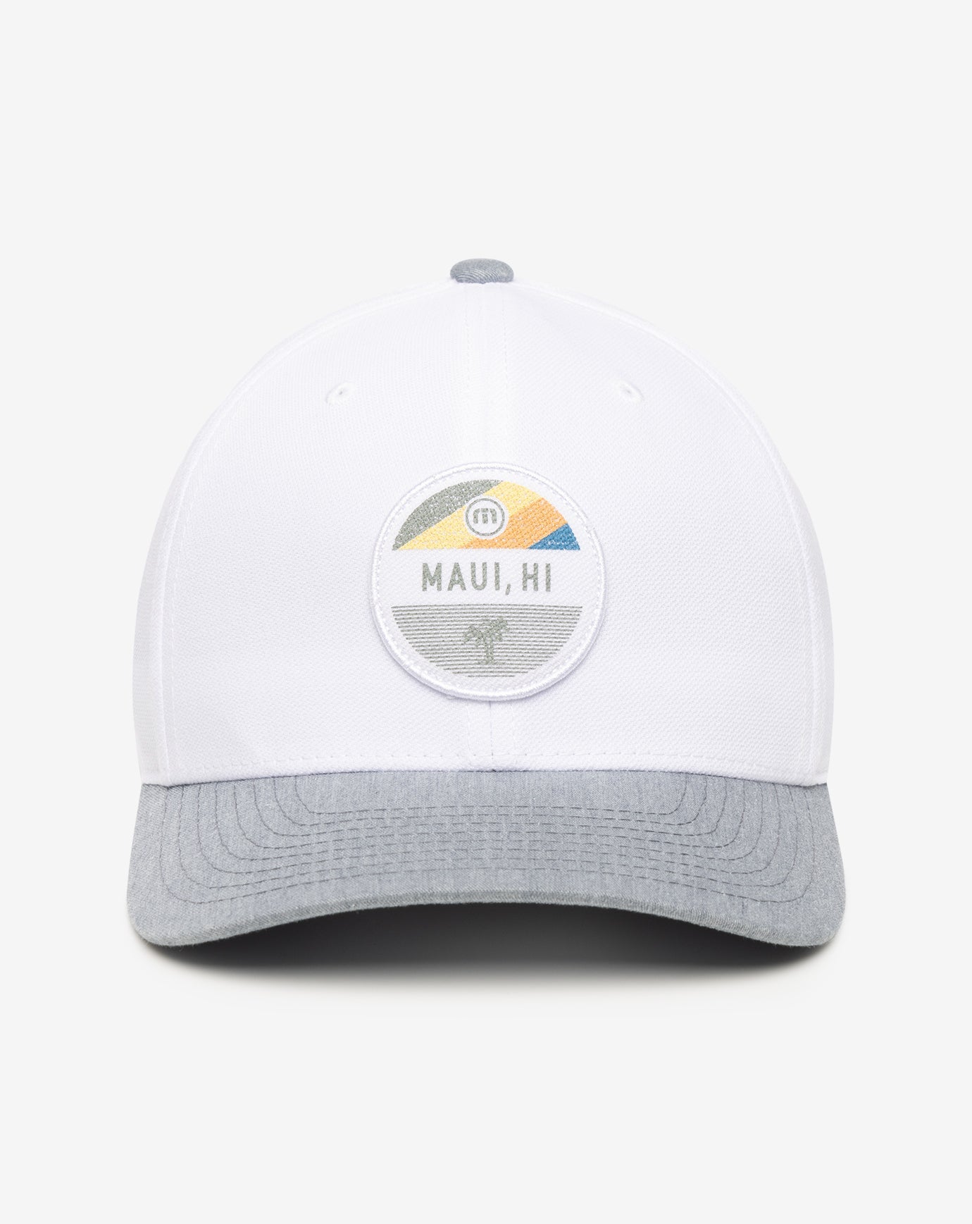 White Travis Mathew Test The Waters Fitted Hat