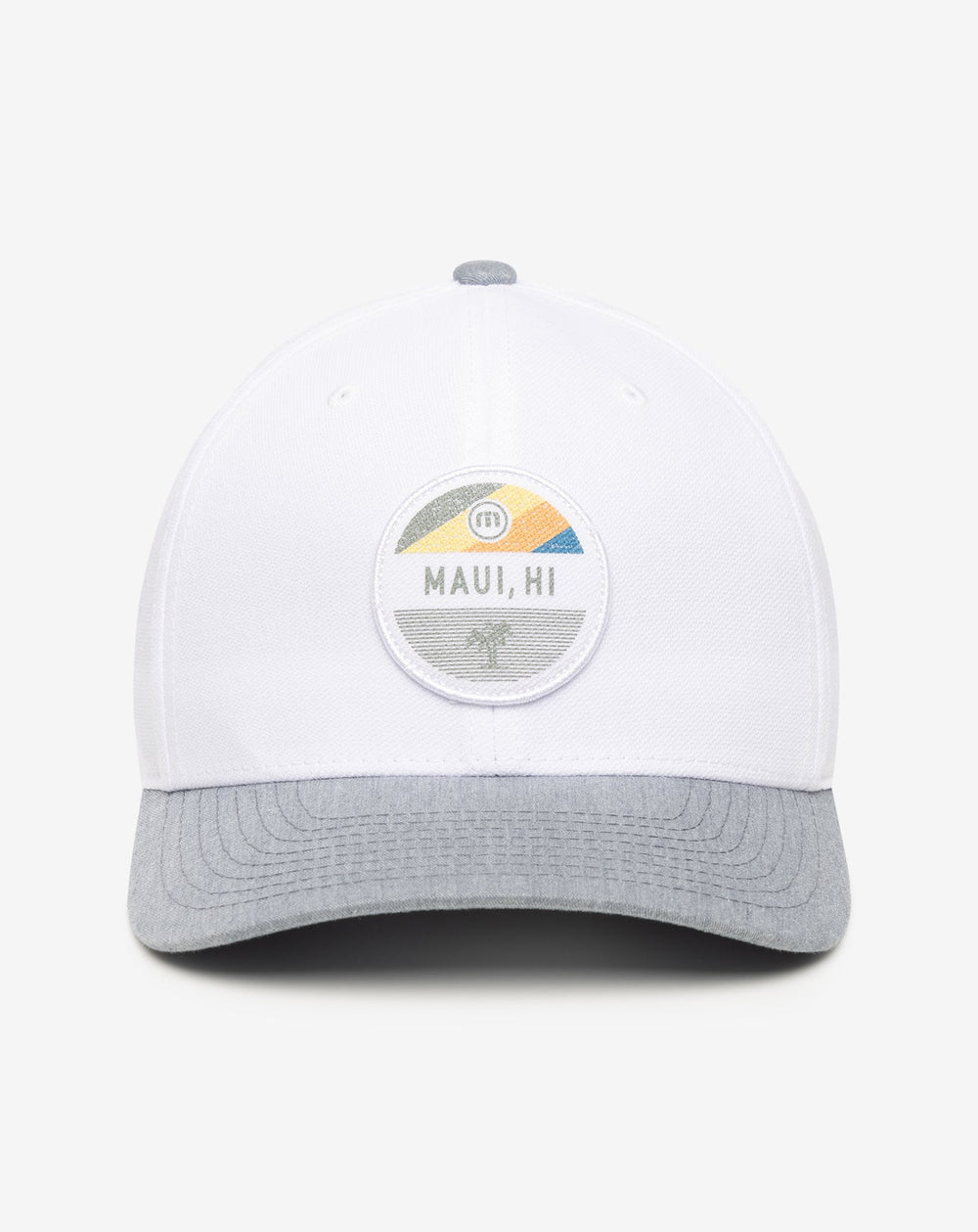 White Travis Mathew Test The Waters Fitted Hat