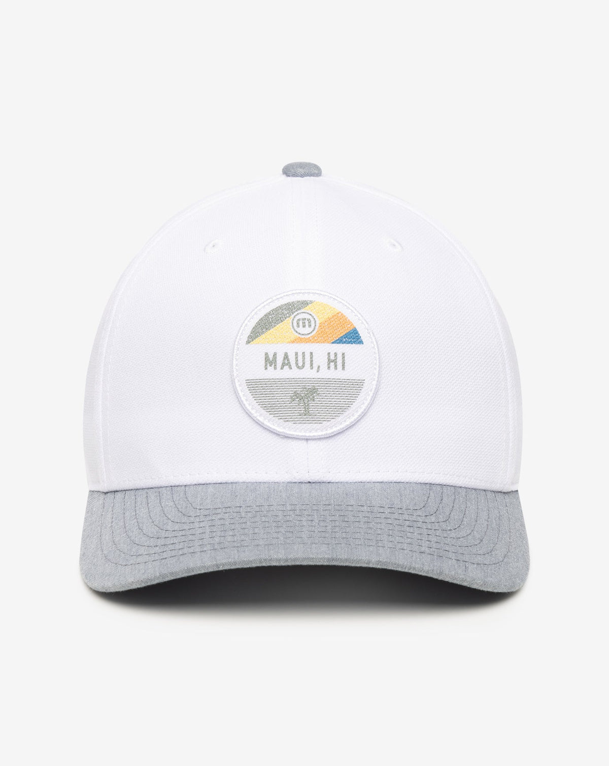 White Travis Mathew Test The Waters Fitted Hat
