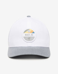 White Travis Mathew Test The Waters Fitted Hat