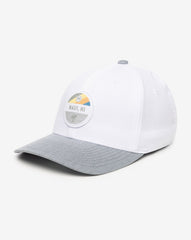 White Travis Mathew Test The Waters Fitted Hat