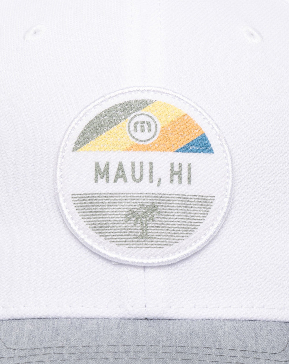 White Travis Mathew Test The Waters Fitted Hat