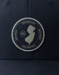 Blue Nights Travis Mathew East Coast Time Fitted Hat