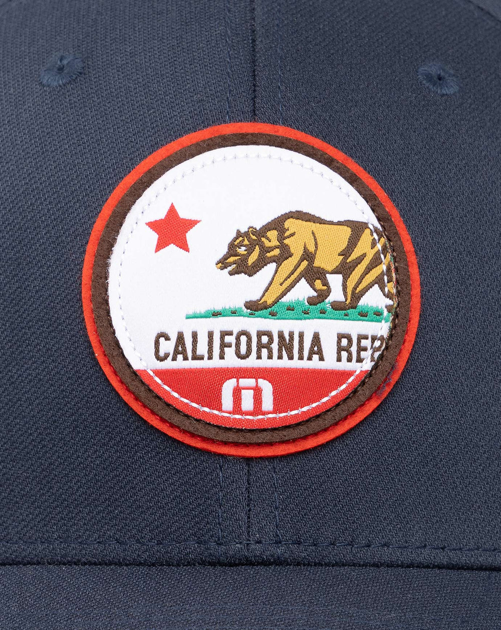 Blue Nights Travis Mathew Cali Patch 3.0 Fitted Hat