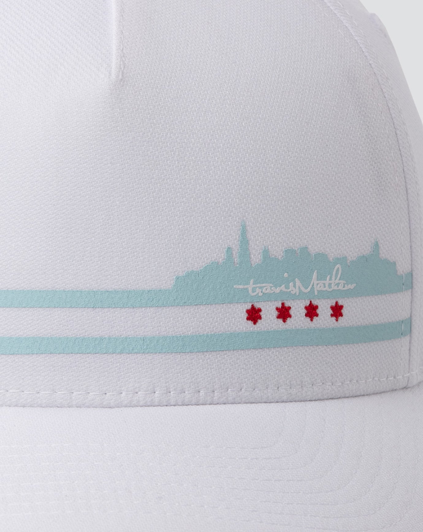 White Travis Mathew Fosse Fitted Hat