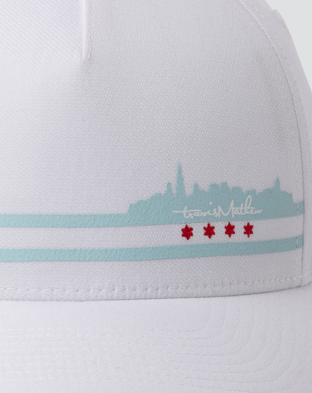 White Travis Mathew Fosse Fitted Hat