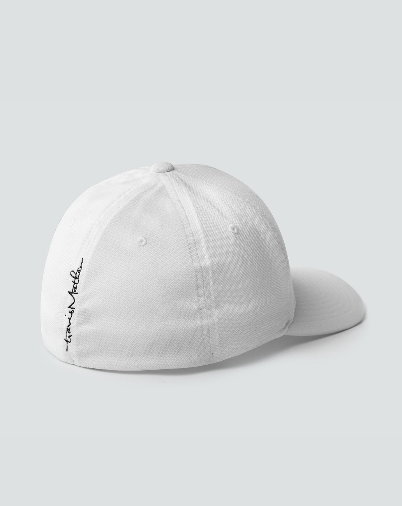 White Travis Mathew East Coast Time Fitted Hat
