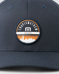 Blue Nights Travis Mathew Lincoln Park Fitted Hat
