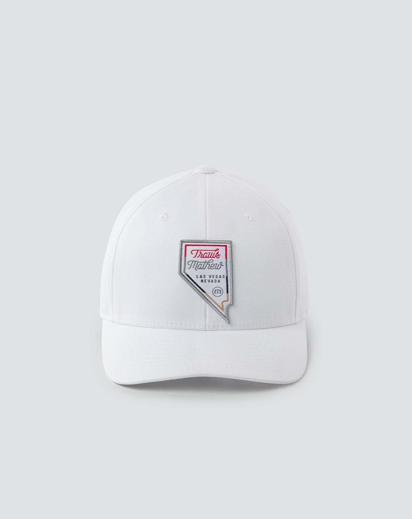 White Travis Mathew Interstate 15 Fitted Hat