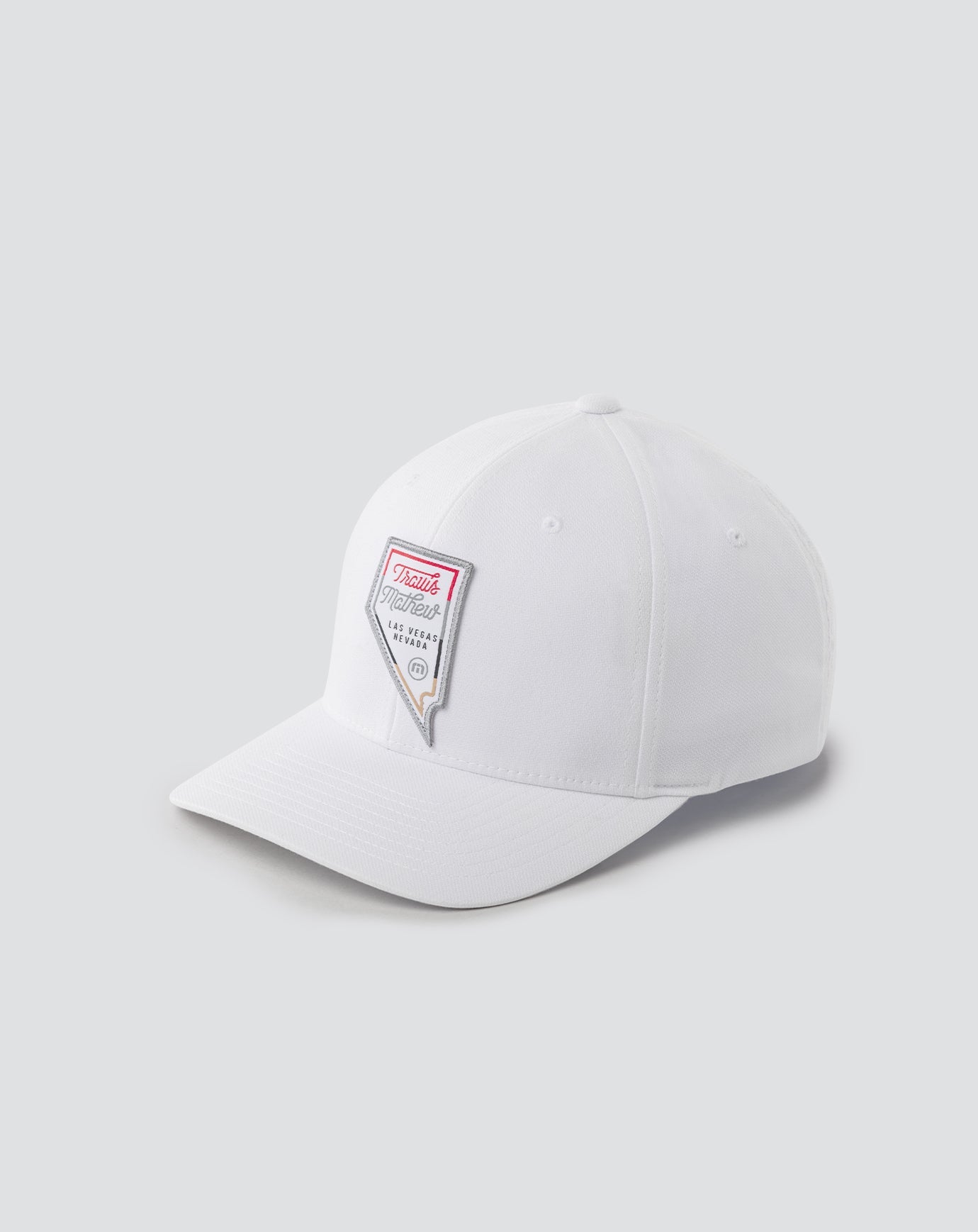 White Travis Mathew Interstate 15 Fitted Hat