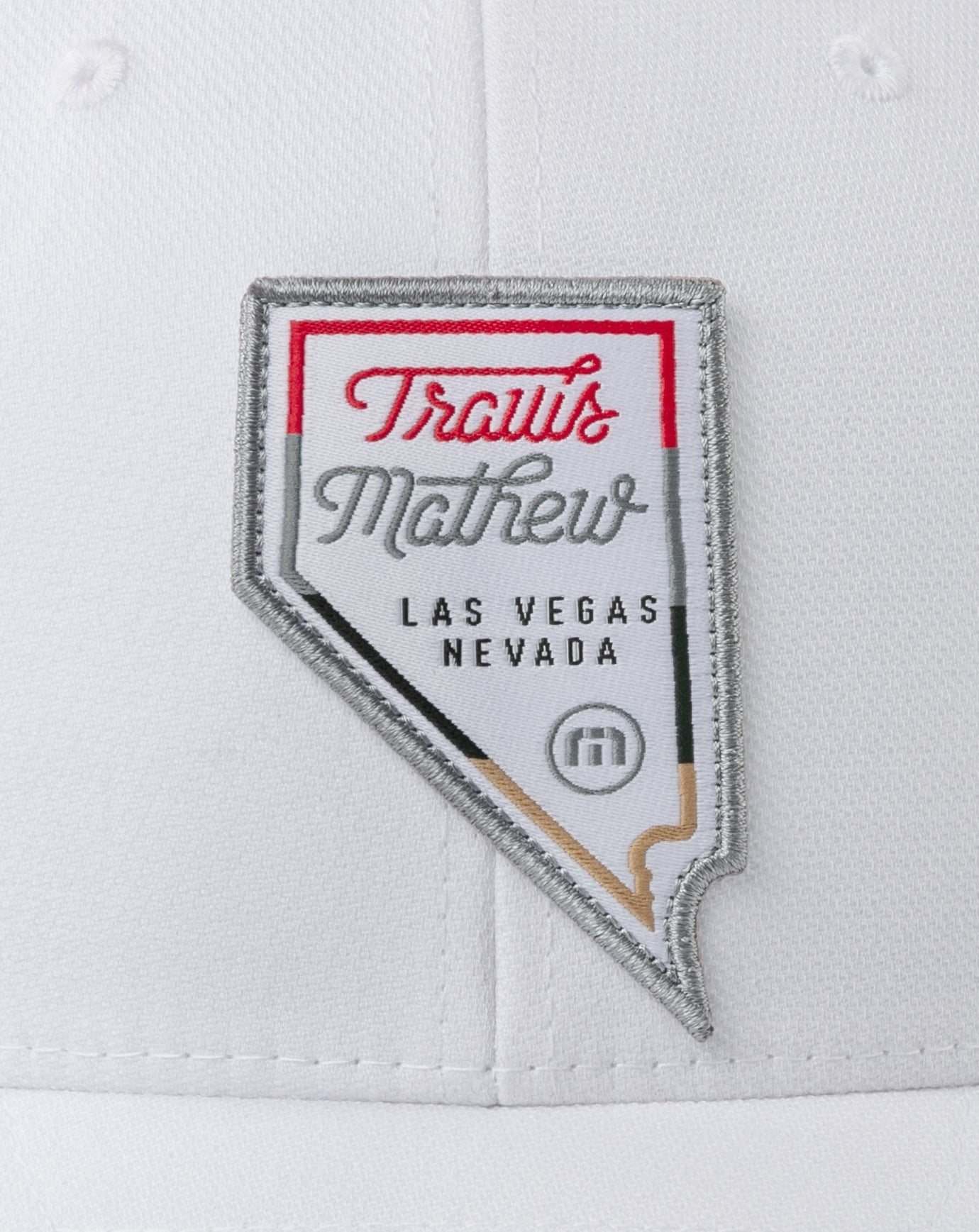 White Travis Mathew Interstate 15 Fitted Hat