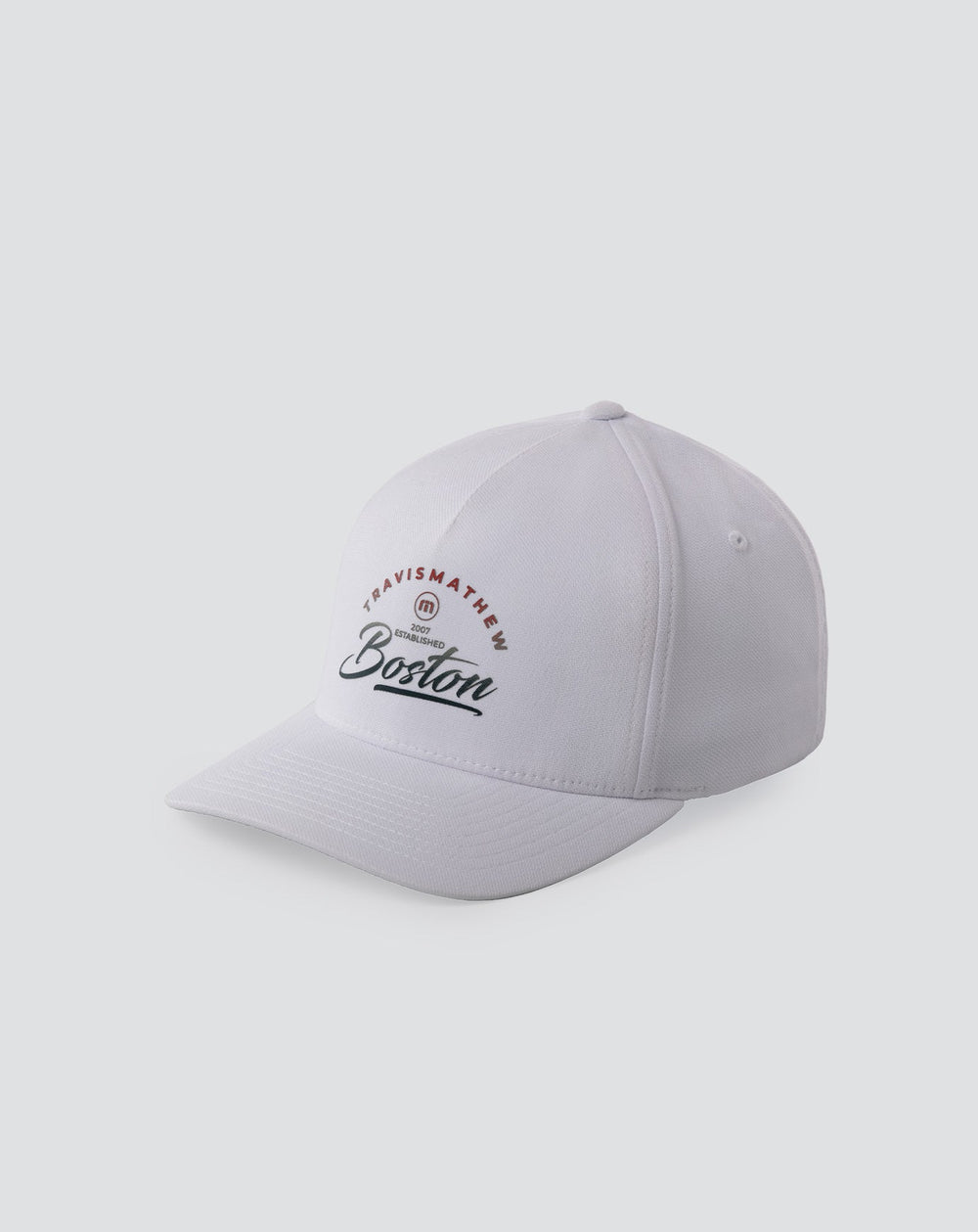 White Travis Mathew Beacon Hill Fitted Hat