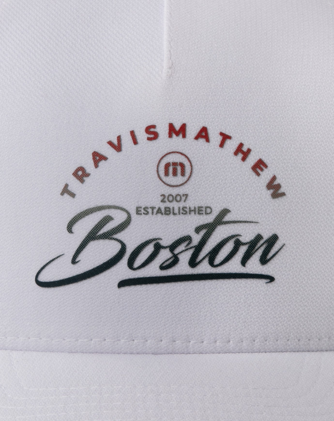 White Travis Mathew Beacon Hill Fitted Hat