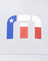 Heather Grey Travis Mathew Lets Line Dance Dallas Fitted Hat