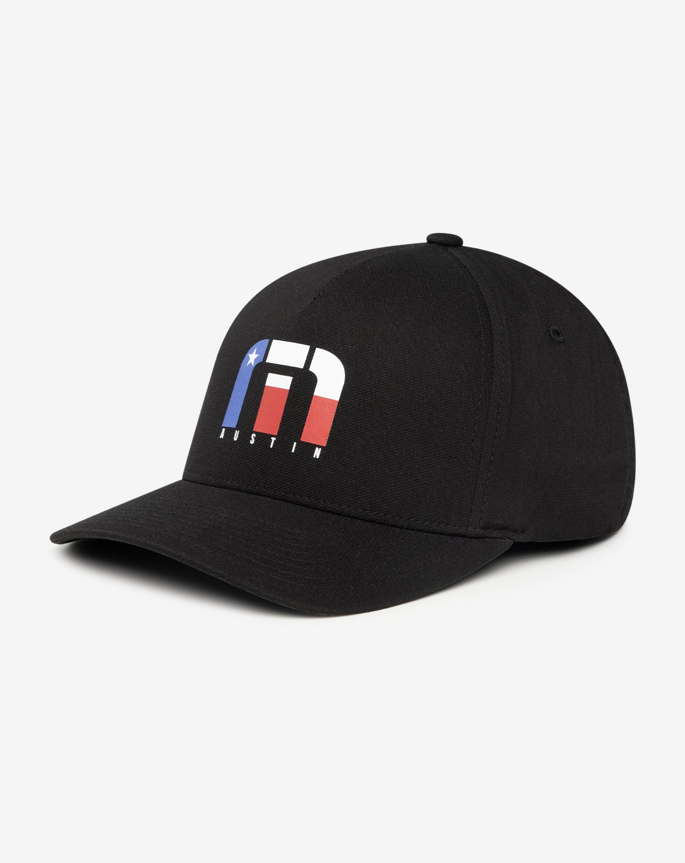 Black Travis Mathew Lets Line Dance Austin Fitted Hat