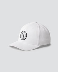 White Travis Mathew Sunset Clap Fitted Hat