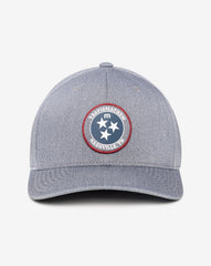 Heather Quiet Shade Travis Mathew Whiskey Neat Fitted Hat