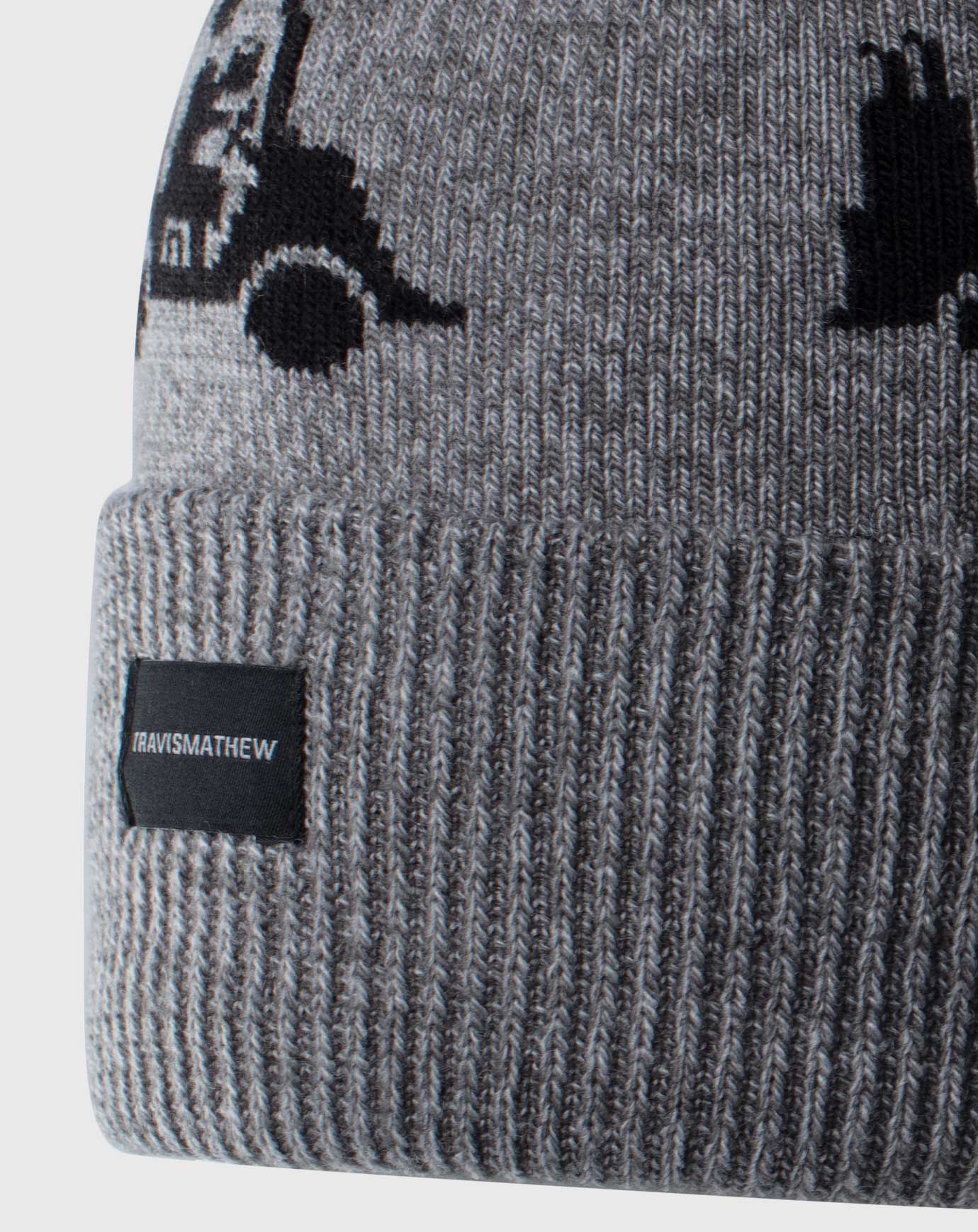 Heather Grey Travis Mathew Swingles Beanie
